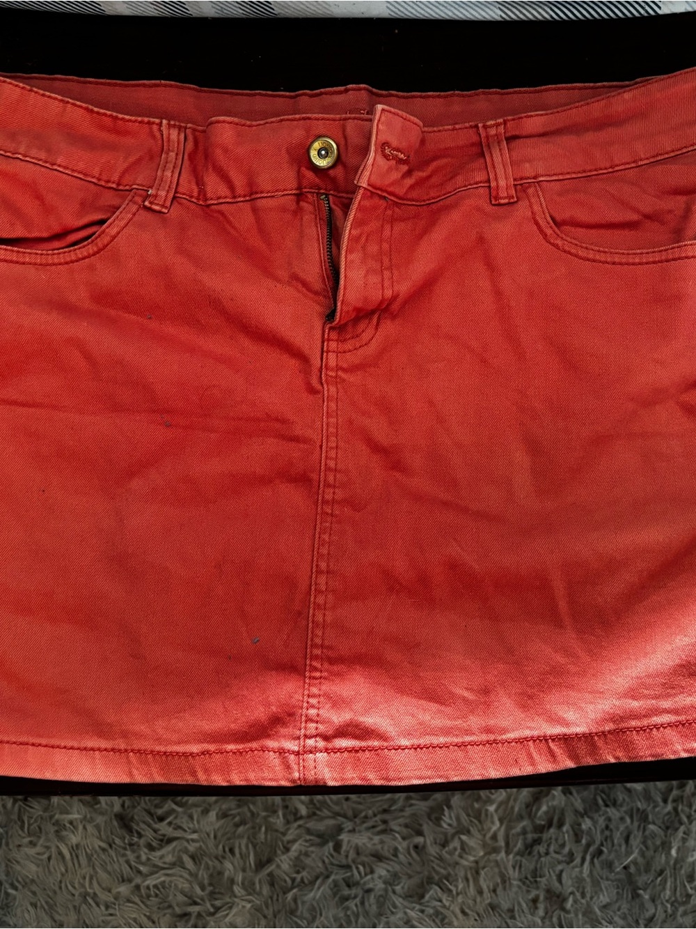 Women’s Coral Jeans Skirt - liquid brand size 13